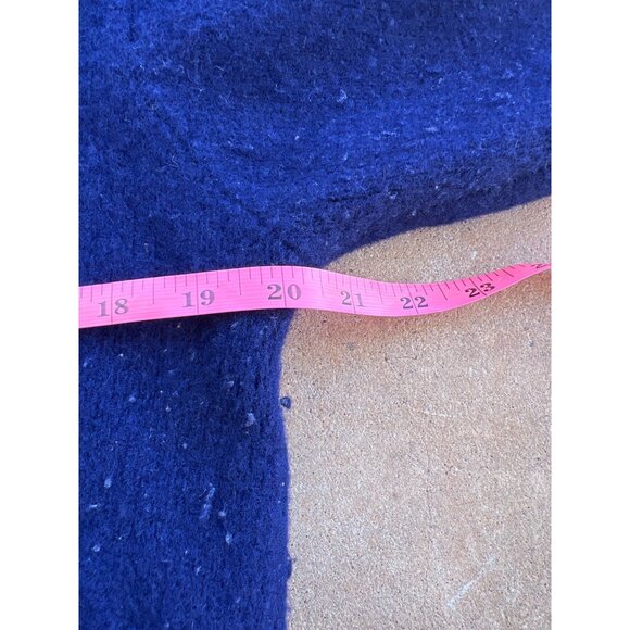 Vintage Polo Ralph Lauren Navy Wool Sweater L Crewneck Long Sleeve A4 - Picture 4 of 5